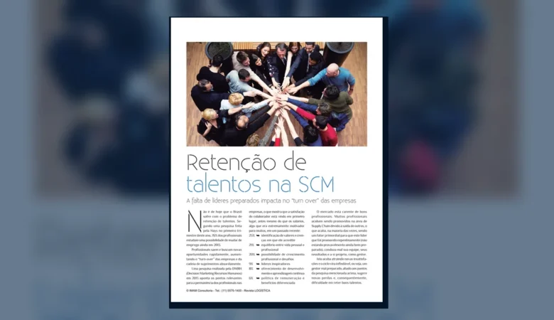 Capa do artigo do acervo técnico da IMAM sobre retenção de talentos