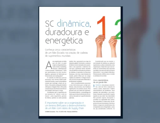 Capa do artigo do acervo técnico da IMAM sobre líder de supply chain