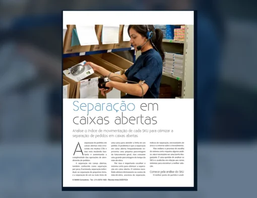 Capa do artigo do acervo técnico da IMAM sobre separação fracionada