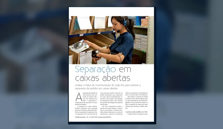 Capa do artigo do acervo técnico da IMAM sobre separação fracionada