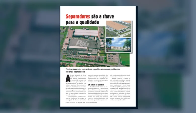 Capa do artigo do acervo técnico da IMAM sobre paletes mistos