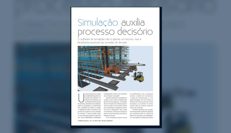 Capa do artigo do acervo técnico da IMAM sobre software de simulação