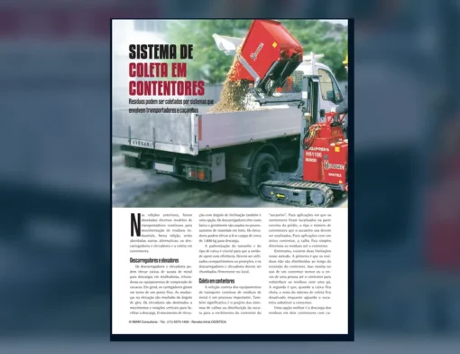 Capa do artigo do acervo técnico da IMAM sobre coleta de sucata
