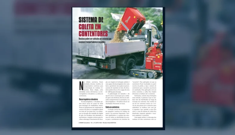 Capa do artigo do acervo técnico da IMAM sobre coleta de sucata
