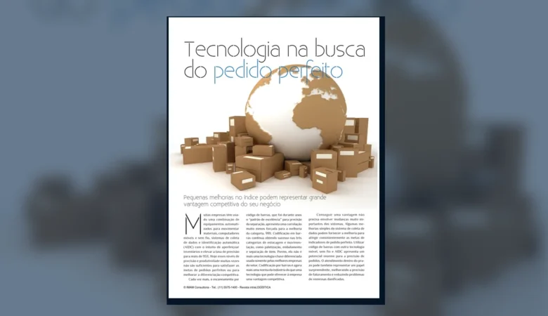 Capa do artigo do acervo técnico da IMAM sobre índice de pedido perfeito