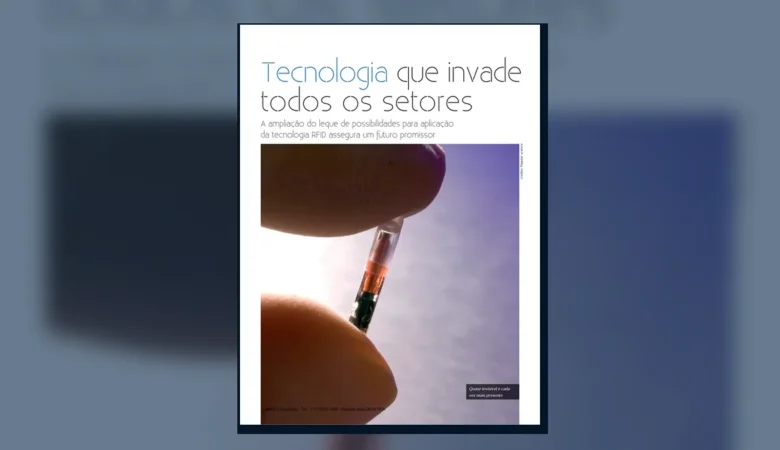 Capa do artigo do acervo técnico da IMAM sobre aplicações de RFID