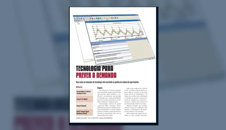 Capa do artigo do acervo técnico da IMAM sobre software de previsão de demanda