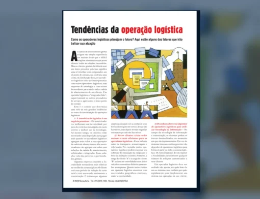 Capa do artigo do acervo técnico da IMAM sobre tendências dos operadores logísticos
