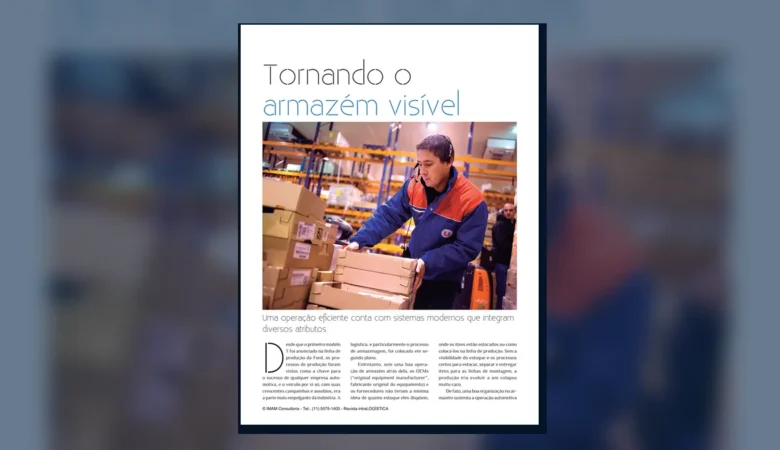 Capa do artigo do acervo técnico da IMAM sobre WMS no setor automotivo