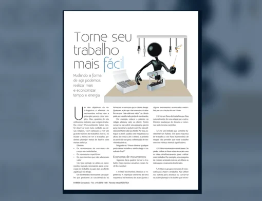 Capa do artigo do acervo técnico da IMAM sobre economia de movimentos
