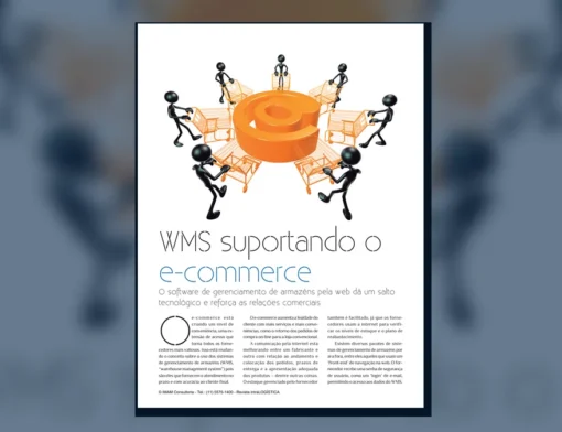Capa do artigo do acervo técnico da IMAM sobre WMS no e-commerce