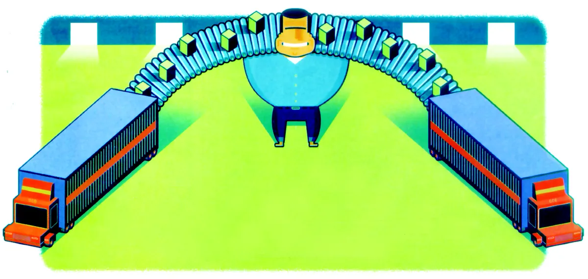Ilustração do artigo sobre implantação do cross-docking, do acervo técnico da IMAM (figura 1)
