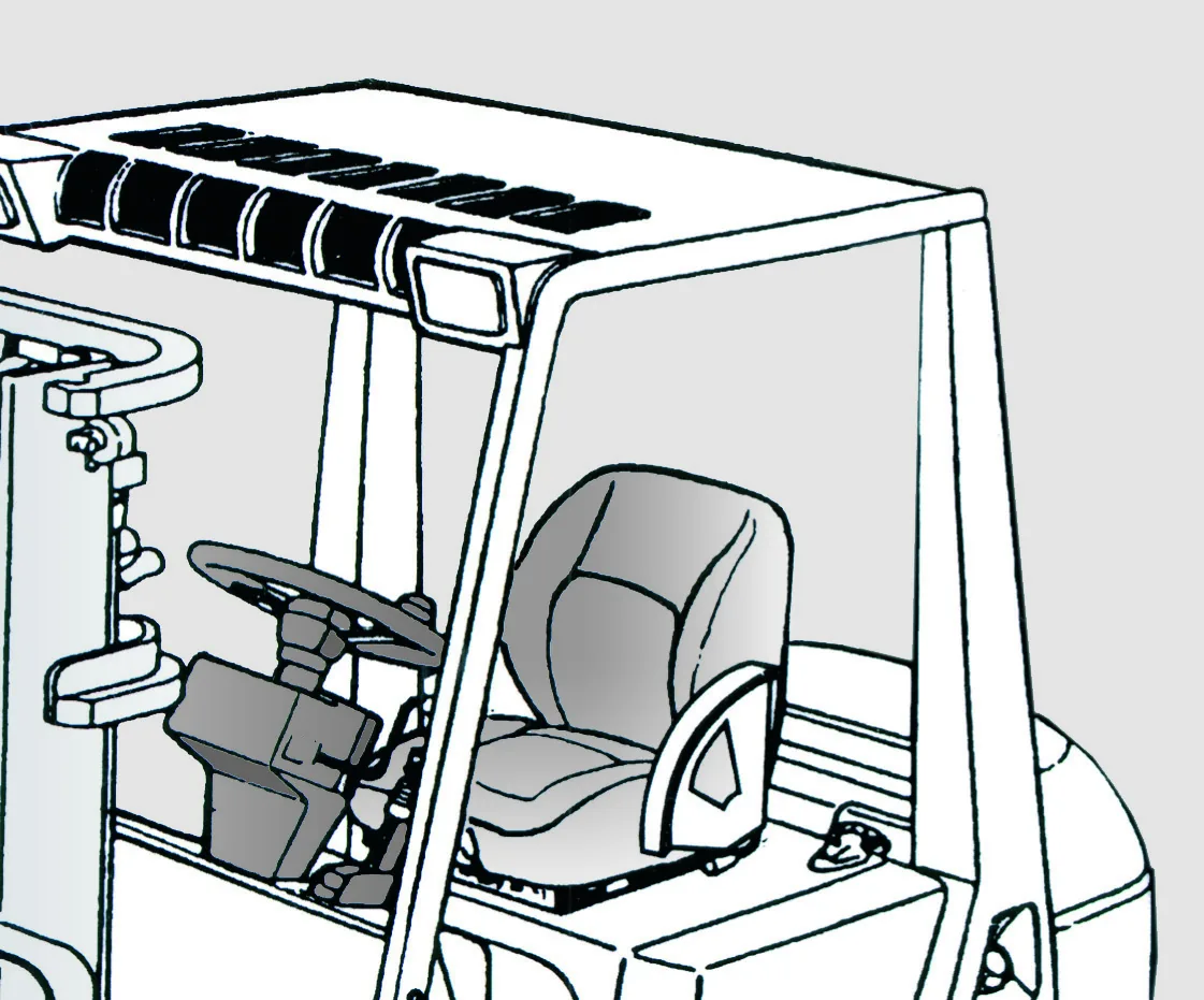 Ilustração do artigo sobre operador de empilhadeira, do acervo técnico da IMAM (figura 2)