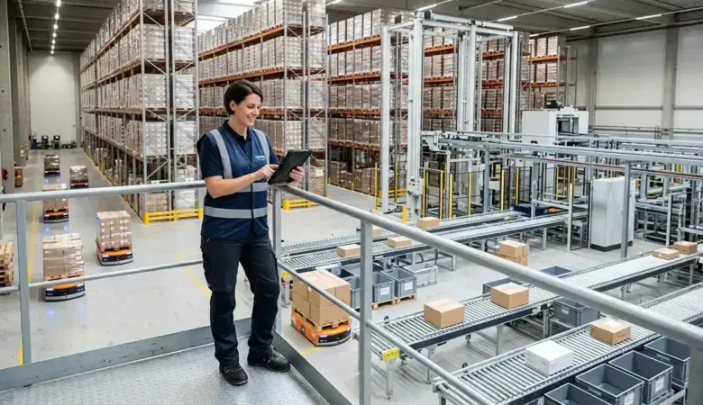 Gestão de lead time na logística e operação industrial em armazém inteligente