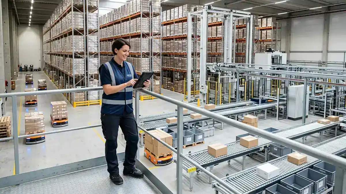 Gestão de lead time na logística e operação industrial em armazém inteligente