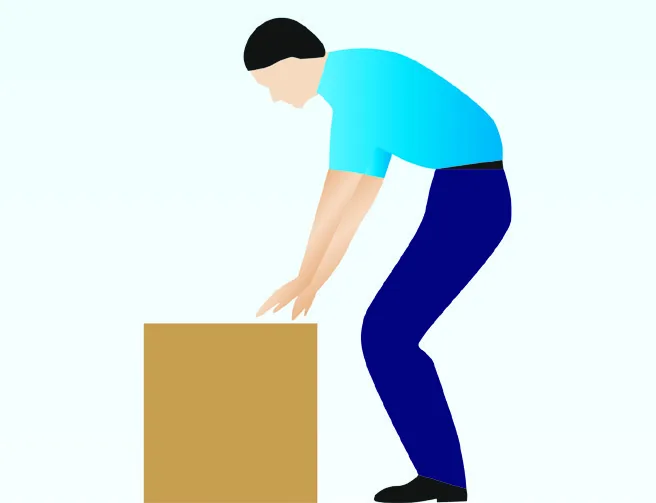 Ilustração do artigo sobre princípios ergonômicos, do acervo técnico da IMAM (figura 2)